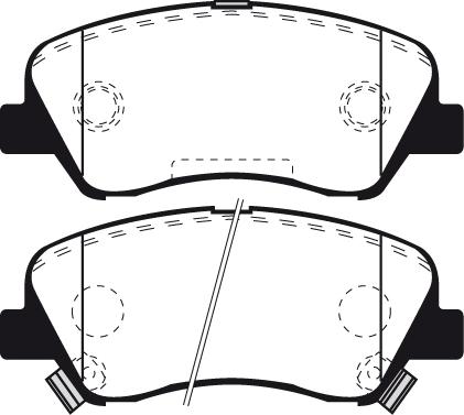 EMGRAND (GEELY) 1064001724 - Set placute frana,frana disc www.parts5.com