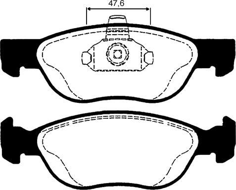 KRAFT AUTOMOTIVE 6003057 - Set placute frana,frana disc www.parts5.com