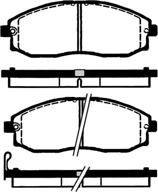 SAFETY THY01 - Σετ τακάκια, δισκόφρενα www.parts5.com