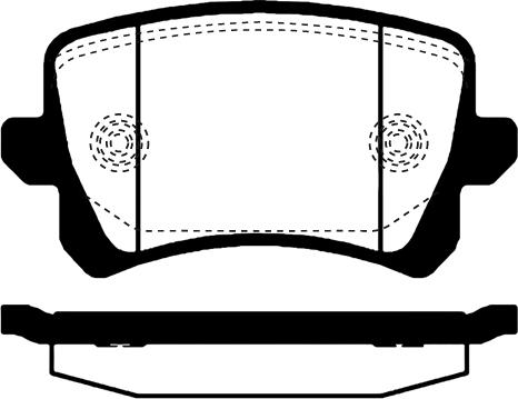 BETTAPARTS ABP2042 - Σετ τακάκια, δισκόφρενα www.parts5.com