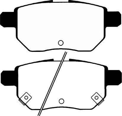 INTERBRAKE DP41579RS - Тормозные колодки, дисковые, комплект www.parts5.com