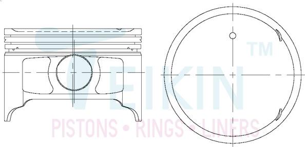 Teikin 43287.STD - Bat www.parts5.com