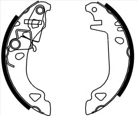 Textar 91049200 - Set saboti frana www.parts5.com