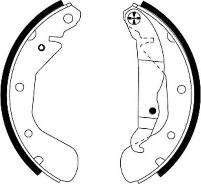 Textar 91044900 - Set saboti frana www.parts5.com