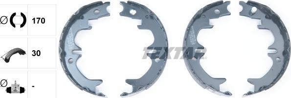 Textar 91059400 - Brake Shoe Set, parking brake www.parts5.com