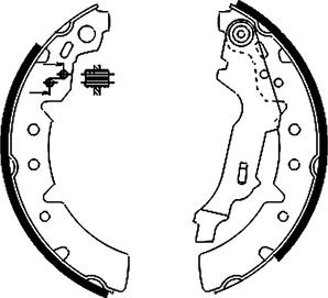 Textar 91056700 - Set saboti frana www.parts5.com