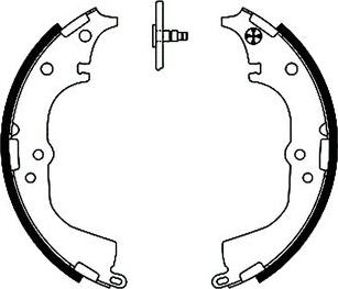 Textar 91050900 - Brake Shoe Set www.parts5.com