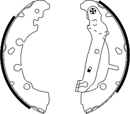 Textar 91057300 - Set saboti frana www.parts5.com