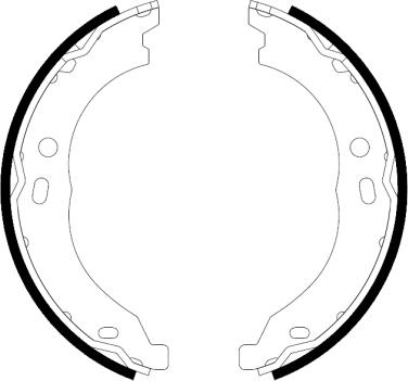 Textar 91066700 - Brake Shoe Set, parking brake www.parts5.com