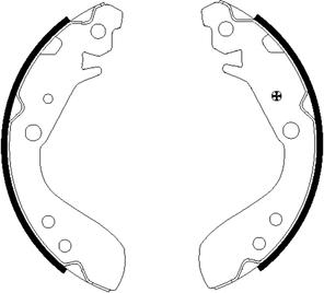 Textar 91060400 - Σετ σιαγόνων φρένων parts5.com