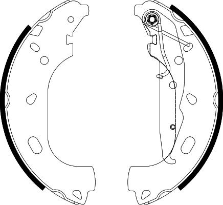 Textar 91060101 - Komplet kočionih papuča www.parts5.com