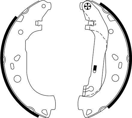 Textar 91061400 - Zestaw szczęk hamulcowych www.parts5.com