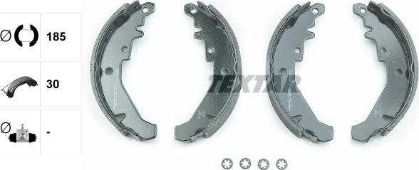 Textar 91061500 - Brake Shoe Set www.parts5.com