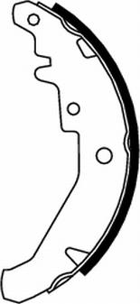 Textar 91061500 - Brake Shoe Set www.parts5.com