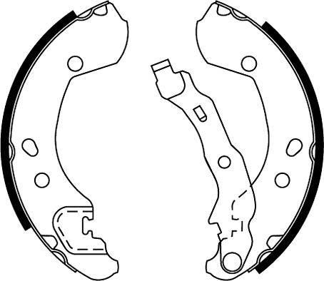 Textar 91062600 - Brake Shoe Set parts5.com