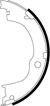 Textar 91067100 - Brake Shoe Set, parking brake parts5.com