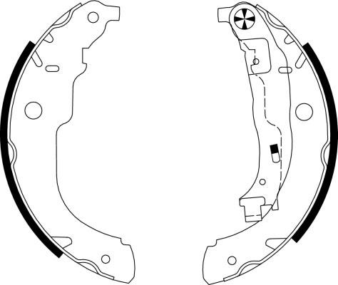 Textar 91067200 - Set saboti frana www.parts5.com