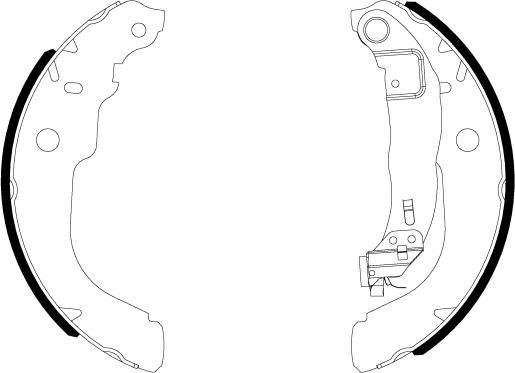 Textar 91084300 - Set saboti frana www.parts5.com