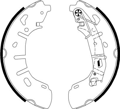 Textar 91079300 - Set saboti frana www.parts5.com