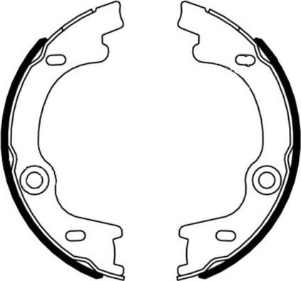 Textar 91076400 - Brake Shoe Set, parking brake www.parts5.com