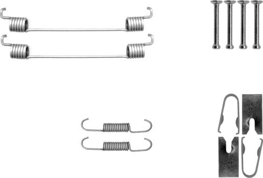 Textar 97048600 - Accessory Kit, brake shoes www.parts5.com