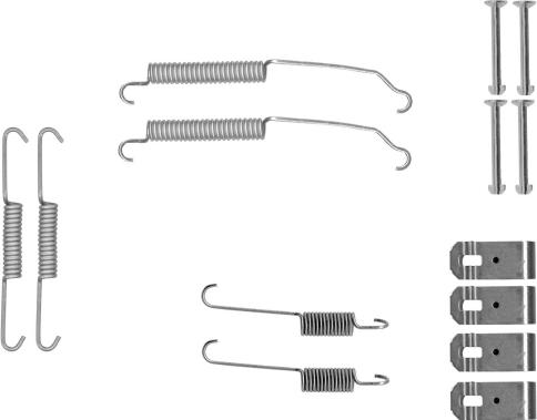 Textar 97048000 - Accessory Kit, brake shoes www.parts5.com