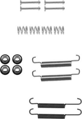 Textar 97036600 - Set accesorii, saboti frana parcare www.parts5.com