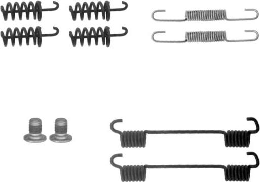 Textar 97038300 - Lisakomplekt, seisupiduriklotsid www.parts5.com