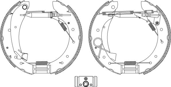 Textar 84049601 - Brake Shoe Set www.parts5.com