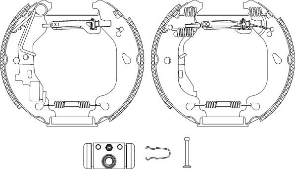 Textar 84054401 - Set saboti frana www.parts5.com