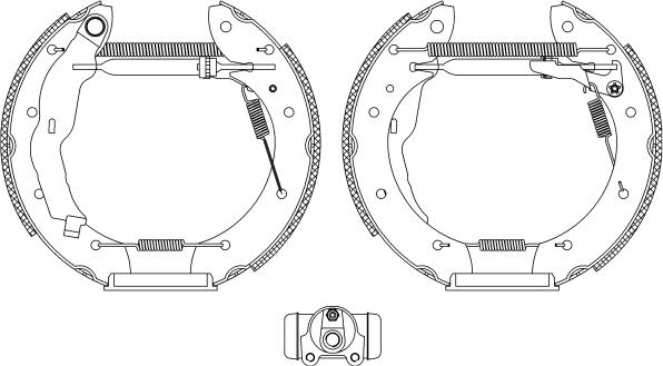 Textar 84050000 - Set saboti frana www.parts5.com