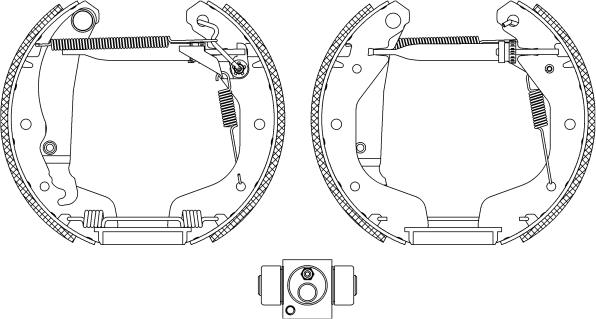 Textar 84058200 - Set saboti frana www.parts5.com