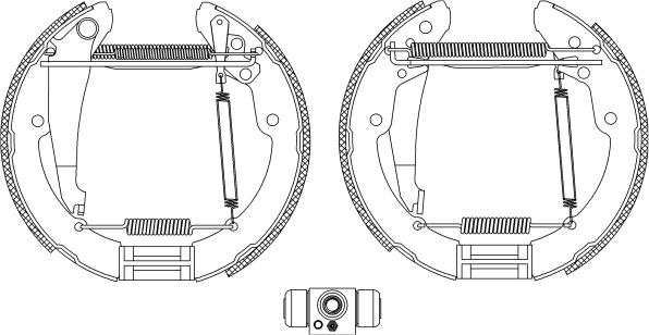 Textar 84052400 - Komplet kočionih papuča www.parts5.com