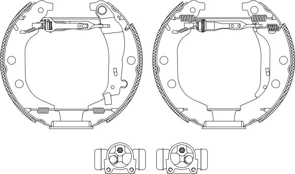 Textar 84052600 - Brake Shoe Set www.parts5.com