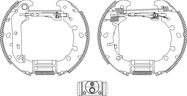 Textar 84057300 - Brake Shoe Set www.parts5.com