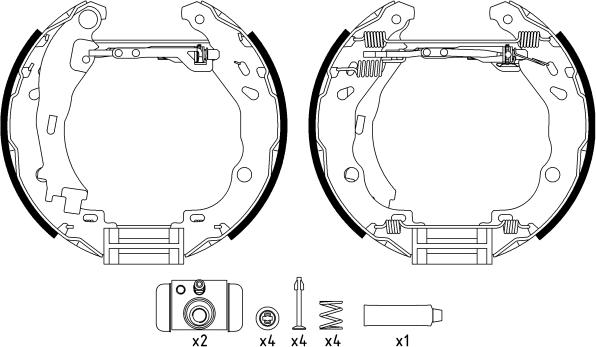 Textar 84061602 - Jarrukenkäsarja www.parts5.com