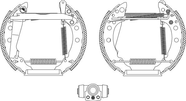 Textar 84018202 - Zestaw szczęk hamulcowych www.parts5.com