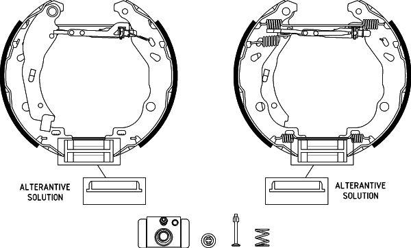 Textar 84077201 - Juego de zapatas de frenos www.parts5.com