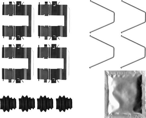 Textar 82543700 - Accessory Kit for disc brake Pads parts5.com