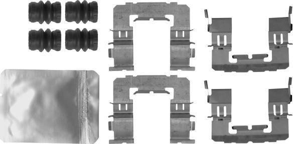 Textar 82542200 - Sada příslušenství, obložení kotoučové brzdy www.parts5.com