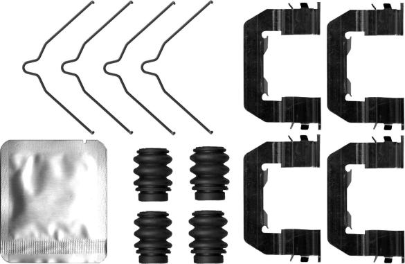 Textar 82554100 - Accessory Kit for disc brake Pads www.parts5.com