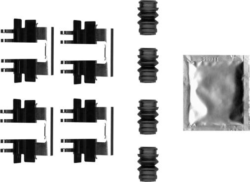 Textar 82550800 - Accessory Kit for disc brake Pads www.parts5.com