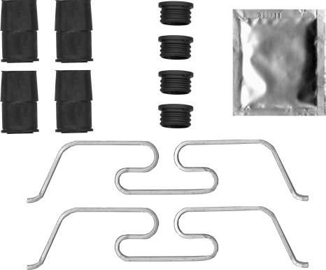 Textar 82551100 - Accessory Kit, brake caliper www.parts5.com