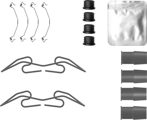 Textar 82558100 - Accessory Kit, brake caliper www.parts5.com