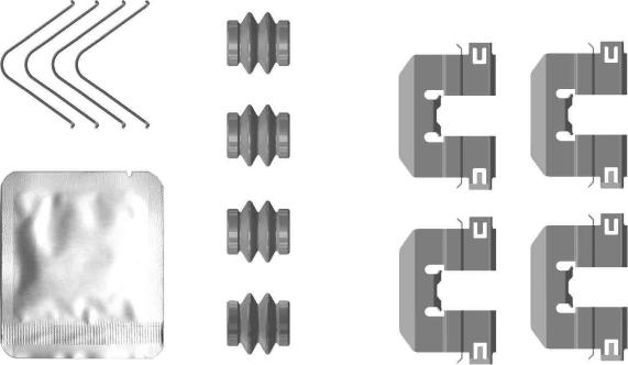 Textar 82553600 - Accessory Kit for disc brake Pads parts5.com