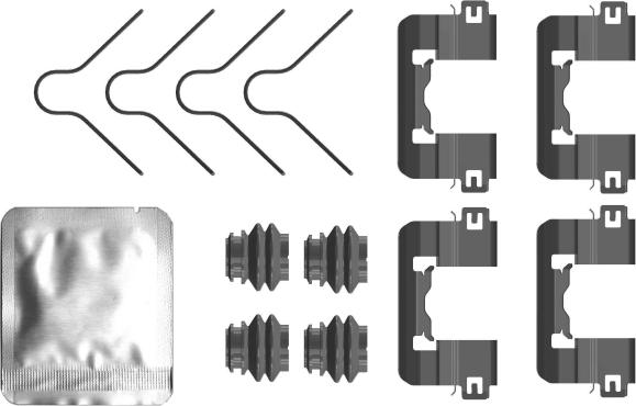 Textar 82553700 - Accessory Kit for disc brake Pads www.parts5.com