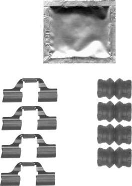 Textar 82519500 - Accessory Kit for disc brake Pads www.parts5.com