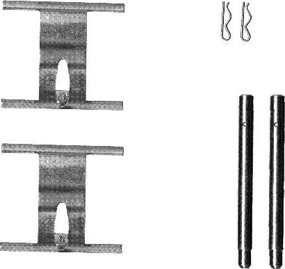 Textar 82076600 - Sada príslużenstva oblożenia kotúčovej brzdy www.parts5.com