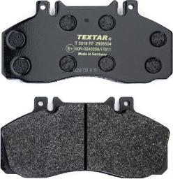 Textar 2906504 - Komplet zavornih oblog, ploscne (kolutne) zavore www.parts5.com