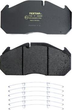 Textar 2903009 - Brake Pad Set, disc brake www.parts5.com